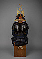 Armor (<i>Rokumai-Dō Gusoku</i>) with Box, Iron, leather, lacquer, textile, wood, bear fur, Japanese