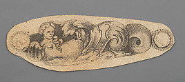 Pull of Engraved Firearm Ornament, Ink, paper, French