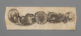 Pull of Engraved Firearm Ornament, Ink, paper, French