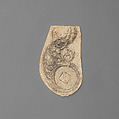 Pull of Engraved Firearm Ornament, Ink, paper, French