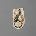 Pull of Engraved Firearm Ornament, Ink, paper, French