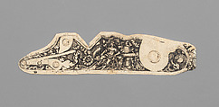 Pull of Engraved Firearm Ornament, Ink, paper, French