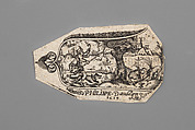 Engraving of a Wheellock Pistol, Philippe Daubigny  French, Ink, paper, French, Paris
