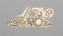 Etching of Firearm Ornament, Ink, paper, French