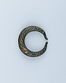 Buckle, Bronze, gilt, Spanish