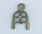 Pendant, Bronze, patina, Gallo-Roman