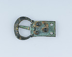 Buckle, Bronze, patina, French, Haute-Savoie