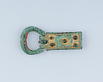 Buckle, Bronze, gilt, French, Haute-Savoie