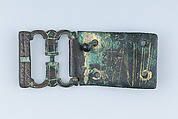 Buckle, Bronze, gilt, French, Haute-Savoie
