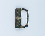 Buckle Loop, Bronze, gilt, French, Haute-Savoie
