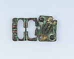 Buckle, Bronze, gilt, French, Haute-Savoie
