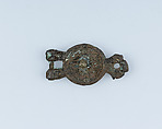 Buckle Shank, Bronze, gilt, French, Haute-Savoie