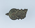 Buckle Shank, Copper alloy, tin, Visigothic