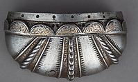 Toe Cap for a Foot Defense (Sabaton), Steel, gold, German