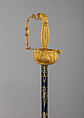 Sword and Scabbard Presented to Captain Samuel Chester Reid (1783–1861), John Targee (American, ca. 1774–1850), Gold, brass, steel, American, New York