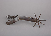 Rowel Spur (Right), Iron alloy, Hungarian