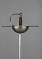 Cup-Hilted Rapier, Steel, copper, Spanish