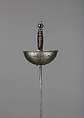 Cup-Hilted Rapier, Steel, copper, Spanish