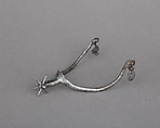 Rowel Spur, Iron alloy, possibly Italian