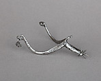 Rowel Spur, Iron alloy, possibly Italian