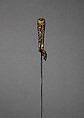 Hunting Sword, Steel, copper-gold alloy (<i>shakudō</i>), gold, hilt, Japanese, made for the European market; blade, Western European