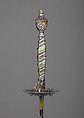 Presentation Smallsword with Scabbard of Admiral Marriot Arbuthnot (1711–1794), Gold, steel, wood, fish skin, British