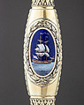 Presentation Smallsword with Scabbard, James Morisset (British, London 1738–1815), Silver, enamel, steel, paste brilliants, wood, fish skin, British, London