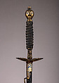 Smallsword with Scabbard, Steel, gold, wood, leather, textile, Northern Indian, for the Western market