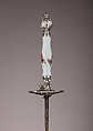 Smallsword, Jan Nieuwland (Dutch, Amsterdam, active 1747–1807), Silver, porcelain (Meissen), steel, gold, textile, Dutch, Amsterdam