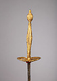 Smallsword with Scabbard, Gold, steel, wood, fish skin, textile, French, Paris