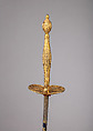 Smallsword with Scabbard, Gold, steel, wood, fish skin, textile, French, Paris