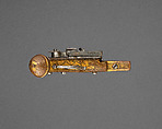 Model of a Miquelet Pistol, Steel, copper alloy (brass), gold, German