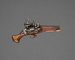 Model of a Miquelet Pistol, Wood, steel, brass, French