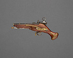 Model of a Miquelet Pistol, Wood, steel, brass, French