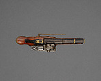 Model of a Miquelet Pistol, Wood, steel, brass, French