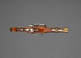 Model of a Miquelet Blunderbuss, Wood, steel, copper alloy (brass), Spanish
