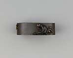 Sword-Hilt Collar (Fuchi), Copper-silver alloy (shibuichi), copper-gold alloy (shakudō), gold, copper, Japanese