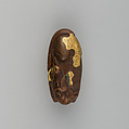 Sword Pommel (Kashira), Copper, copper-silver alloy (shibuichi), copper-gold alloy (shakudō), gold, Japanese