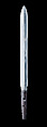 Blade and Mounting for a Double-Edged Dagger (Ken), Steel,wood, lacquer, baleen, copper-gold alloy (shakudō), gold, silver, brass, Japanese