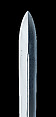Blade and Mounting for a Double-Edged Dagger (Ken), Steel,wood, lacquer, baleen, copper-gold alloy (shakudō), gold, silver, brass, Japanese