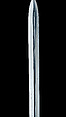 Blade and Mounting for a Double-Edged Dagger (Ken), Steel, wood, copper, gold, Japanese