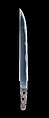Blade and Mounting for a Dagger (Tantō), Steel, wood, lacquer, baleen, gold, silver, Japanese