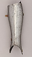 Composed Armor, Left tasset made by Julian Arrechia (Spanish, active in New York late 19th–early 20th century), Steel, copper alloy (latten), leather, Italian