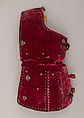 Brigandine Armor, Steel, latten, velvet, brass, Italian