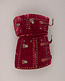 Brigandine Armor, Steel, latten, velvet, brass, Italian