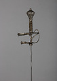 Rapier, Steel, copper wire, wood, German, Saxony