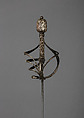 Rapier, Steel, silver, hilt, British; blade, Spanish