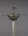 Cup-Hilted Rapier, Steel, Spanish