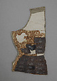 Fragment of the Left Half of the Front of a Brigandine, Iron, textile (cotton, linen), Italian