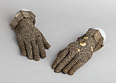 Gauntlets of Mail, Steel, gilding, Hungarian